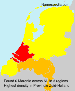 Surname Maronie in Netherlands Surname Maronie in Netherlands