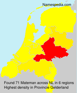 Surname Mateman in Netherlands Surname Mateman in Netherlands