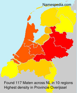 Surname Maten in Netherlands Surname Maten in Netherlands