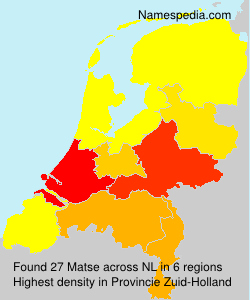 Surname Matse in Netherlands Surname Matse in Netherlands