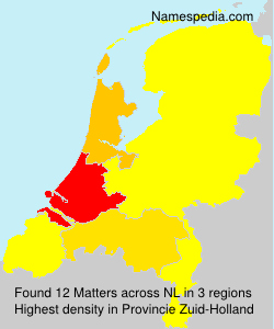 Surname Matters in Netherlands Surname Matters in Netherlands