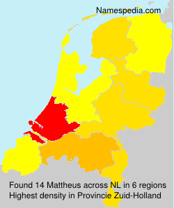 Surname Mattheus in Netherlands Surname Mattheus in Netherlands