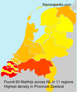 Surname Matthijs in Netherlands Surname Matthijs in Netherlands