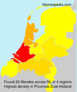 Surname Mendes in Netherlands Surname Mendes in Netherlands