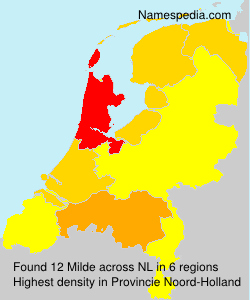 Surname Milde in Netherlands
