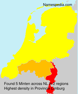 Surname Minten in Netherlands Surname Minten in Netherlands