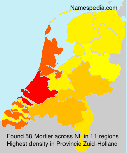Surname Mortier in Netherlands Surname Mortier in Netherlands
