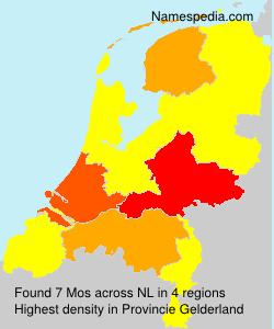 Surname Mos in Netherlands Surname Mos in Netherlands