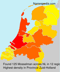 Surname Mosselman in Netherlands Surname Mosselman in Netherlands
