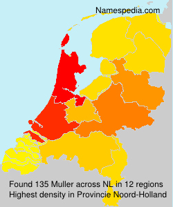 Surname Muller in Netherlands Surname Muller in Netherlands