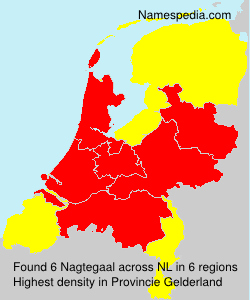 Surname Nagtegaal in Netherlands Surname Nagtegaal in Netherlands
