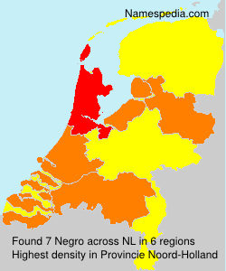Surname Negro in Netherlands Surname Negro in Netherlands