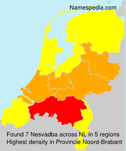 Surname Nesvadba in Netherlands Surname Nesvadba in Netherlands