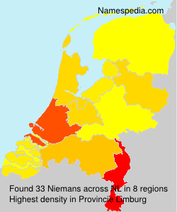 Surname Niemans in Netherlands Surname Niemans in Netherlands