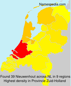 Surname Nieuwenhout in Netherlands Surname Nieuwenhout in Netherlands