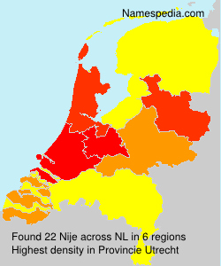 Surname Nije in Netherlands Surname Nije in Netherlands