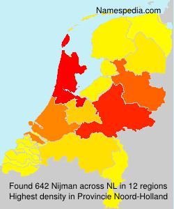 Surname Nijman in Netherlands
