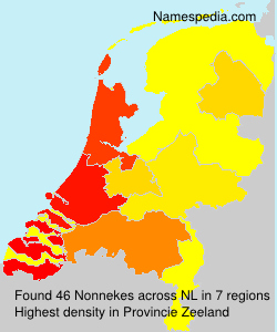 Surname Nonnekes in Netherlands Surname Nonnekes in Netherlands
