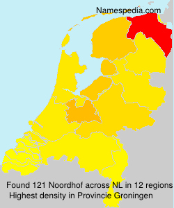 Surname Noordhof in Netherlands Surname Noordhof in Netherlands