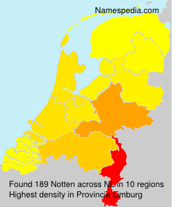 Surname Notten in Netherlands Surname Notten in Netherlands