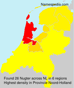 Surname Nugter in Netherlands Surname Nugter in Netherlands