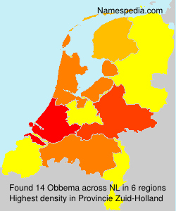 Surname Obbema in Netherlands Surname Obbema in Netherlands