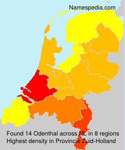 Surname Odenthal in Netherlands Surname Odenthal in Netherlands