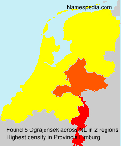Surname Ograjensek in Netherlands Surname Ograjensek in Netherlands