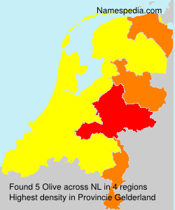 Surname Olive in Netherlands Surname Olive in Netherlands