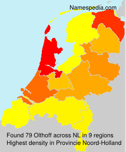 Surname Olthoff in Netherlands Surname Olthoff in Netherlands