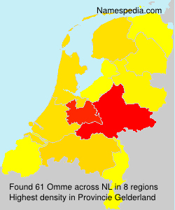 Surname Omme in Netherlands Surname Omme in Netherlands