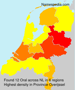 Surname Oral in Netherlands