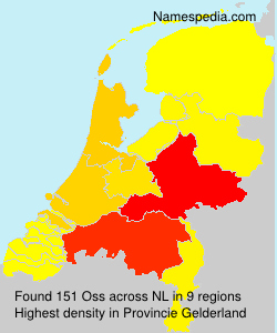 Surname Oss in Netherlands Surname Oss in Netherlands