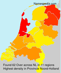 Surname Over in Netherlands Surname Over in Netherlands