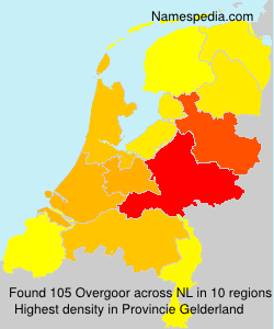 Surname Overgoor in Netherlands Surname Overgoor in Netherlands