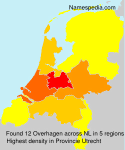 Surname Overhagen in Netherlands Surname Overhagen in Netherlands