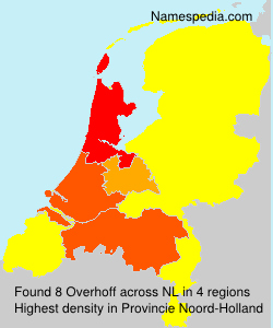 Surname Overhoff in Netherlands Surname Overhoff in Netherlands