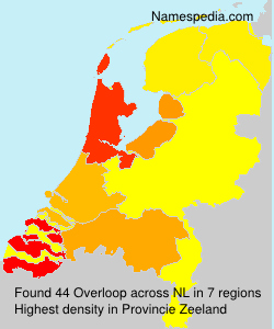Surname Overloop in Netherlands Surname Overloop in Netherlands