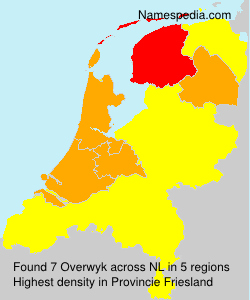 Surname Overwyk in Netherlands Surname Overwyk in Netherlands