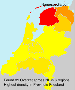 Surname Overzet in Netherlands Surname Overzet in Netherlands