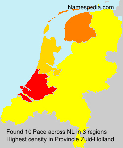 Surname Pace in Netherlands Surname Pace in Netherlands