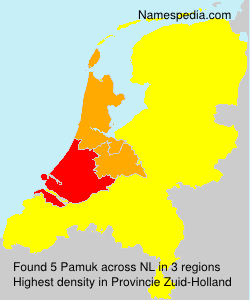 Surname Pamuk in Netherlands Surname Pamuk in Netherlands