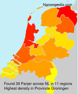 Surname Panjer in Netherlands Surname Panjer in Netherlands