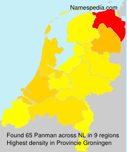 Surname Panman in Netherlands Surname Panman in Netherlands
