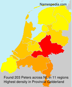 Surname Peters in Netherlands Surname Peters in Netherlands