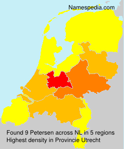 Surname Petersen in Netherlands Surname Petersen in Netherlands