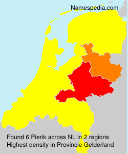 Surname Pierik in Netherlands Surname Pierik in Netherlands