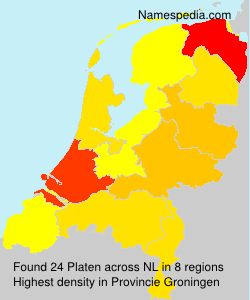 Surname Platen in Netherlands