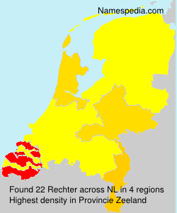 Surname Rechter in Netherlands Surname Rechter in Netherlands