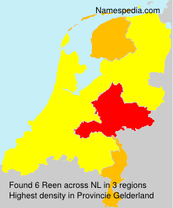 Surname Reen in Netherlands Surname Reen in Netherlands